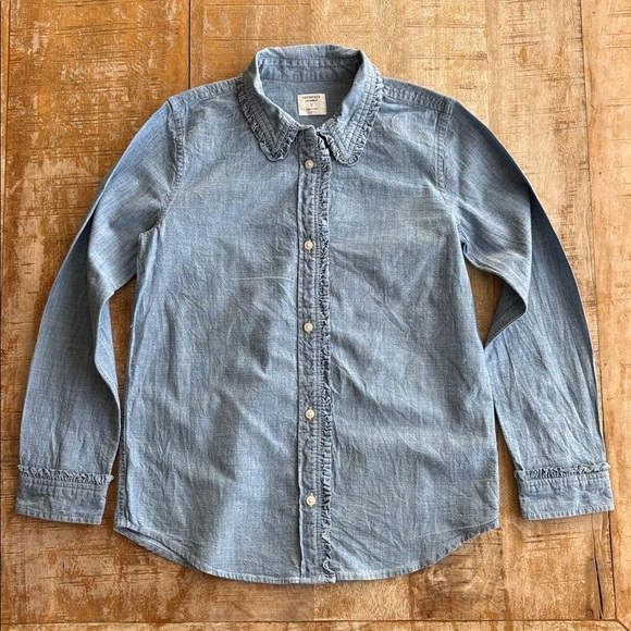 Crewcuts Other - Crewcuts girls chambray shirt L(10-11)